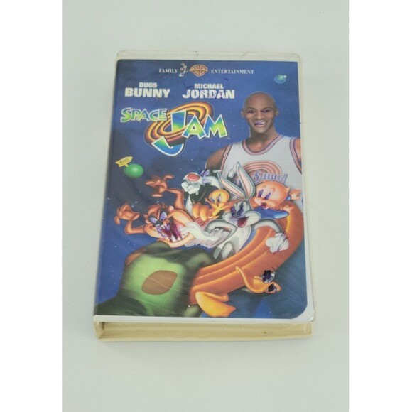 Space Jam Clamshell VHS Tape Bugs Bunny Michael Jordan Vintage Retro 1997 - Picture 1 of 12